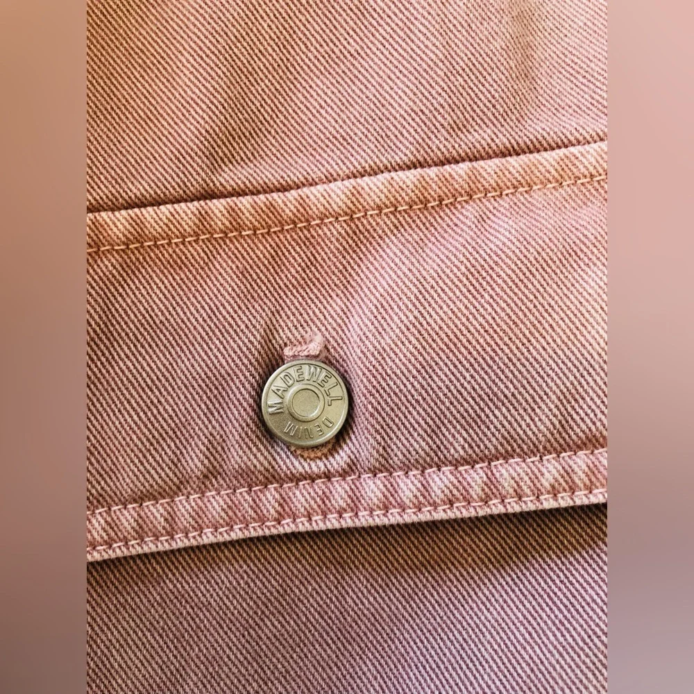 Madewell Women's Faded Rose Utility Shirt Jacket